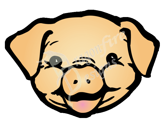 675x525 Pig Face Clipart