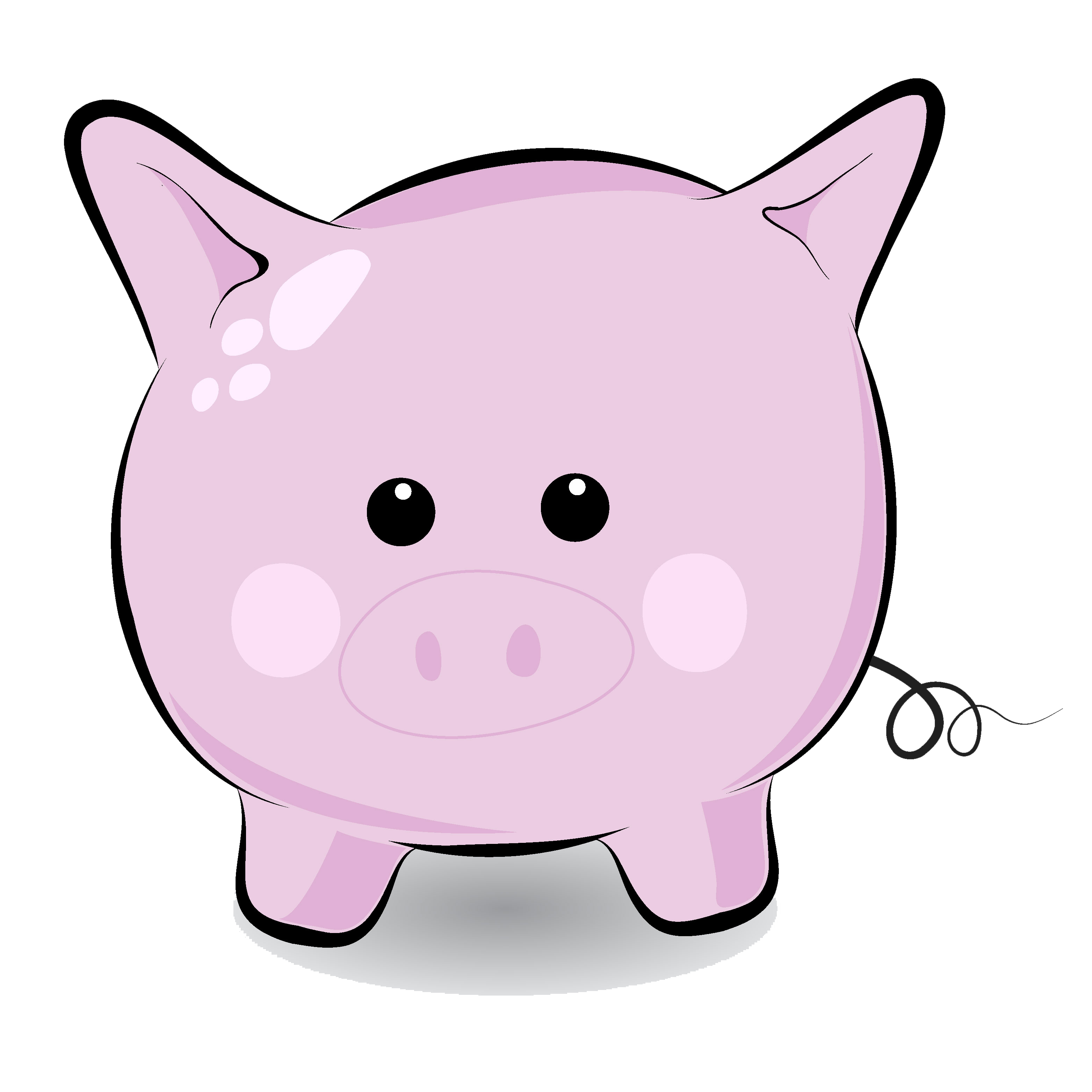 3125x3125 Pig Clip Art Outline Clipart Library Free Clipart Images. Pig Face