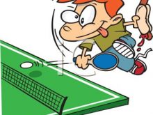 220x165 Ping Pong Clip Art Table Tennis Player Olympic Sport In Which Two