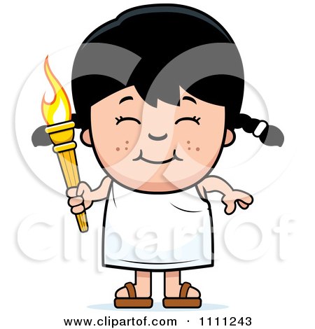 450x470 Clipart Buff Olympic Athlete Man Waving