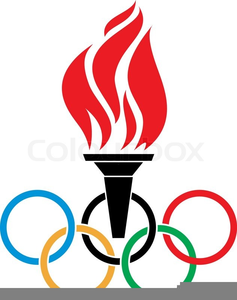 237x300 Olympic Torch And Rings Clipart Free Images