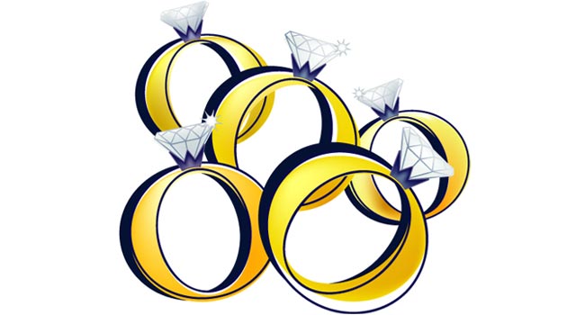 640x350 Charming Rings Clipart 5 Golden Images Earrings Wedding Ring Black