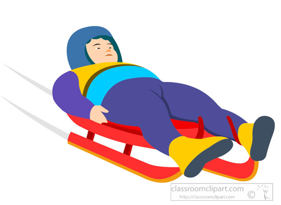 550x400 Winter Sports Clipart Clipart Man On Luge Winter Olympics Sports
