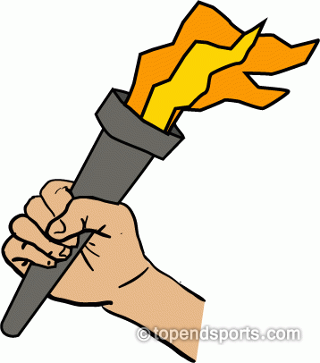 358x406 Hold Olympic Torch Clipart Panda