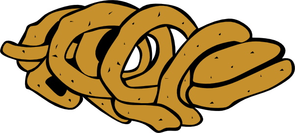 600x272 Onion Rings Clip Art Free Vector 4vector