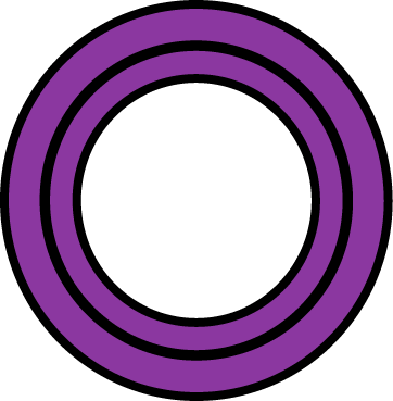 362x369 Red Onion Slice Clip Art