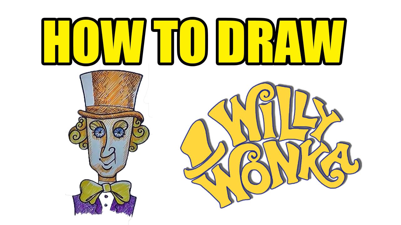1280x720 How To Draw Willy Wonka Step By Step Drawing Lessons