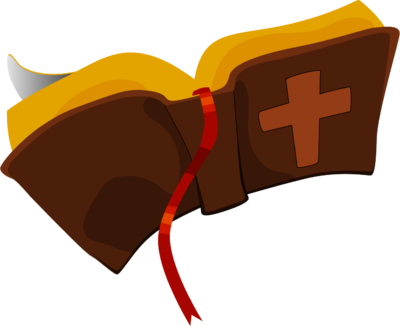 400x326 Image Open Brown Bible Bible Clip Art