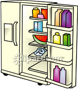261x300 Open Fridge Clip Art