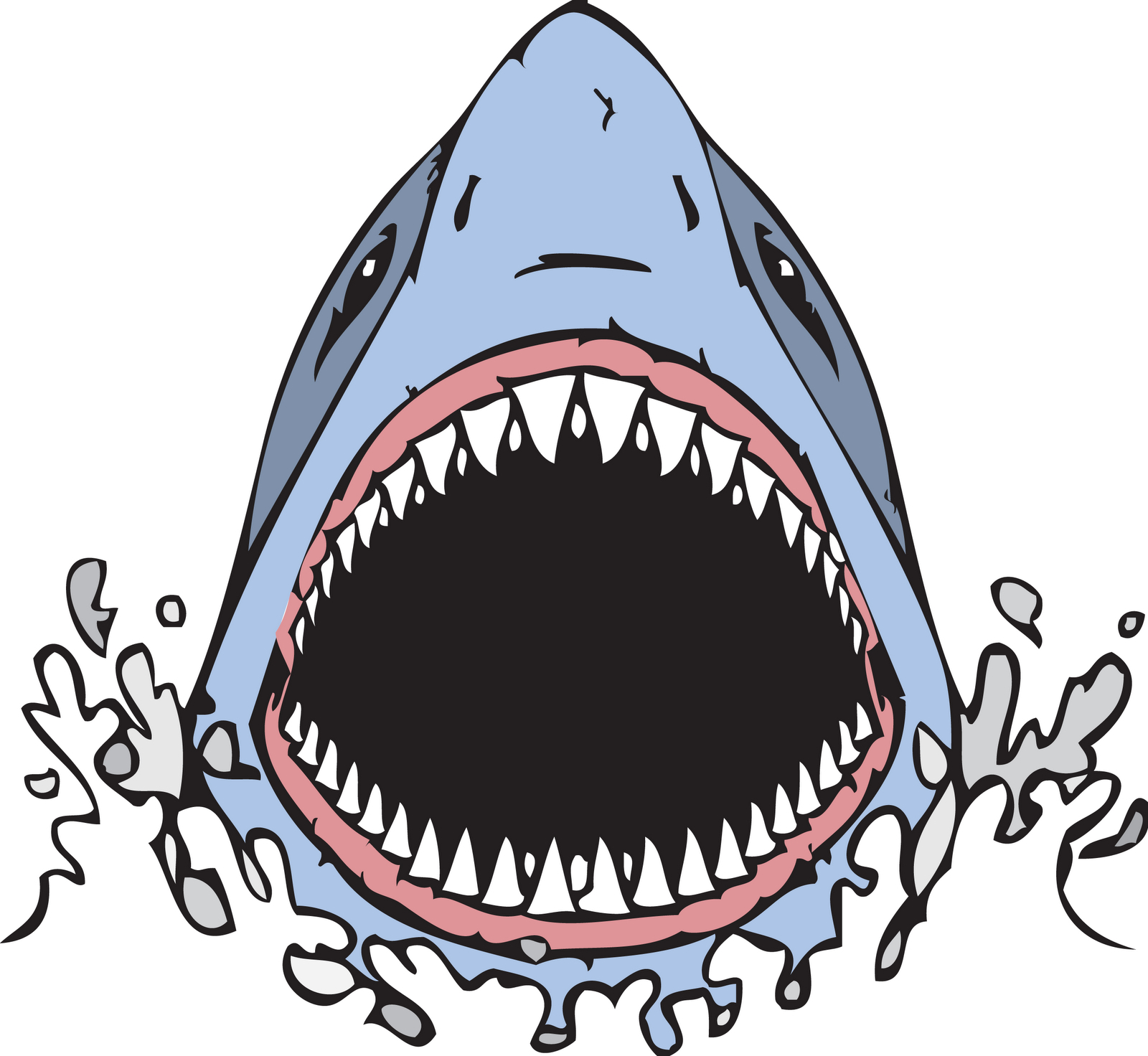 1600x1472 Shark Open Mouth Clip Art
