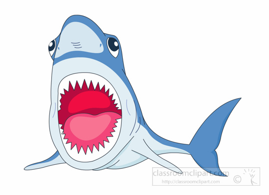 550x400 Tiger Shark Clipart Mouth Open Clip Art'93804