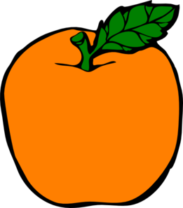 261x297 Orange Apple Clip Art