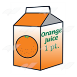 160x160 Abeka Clip Art Orange Juice Carton 1 1 Pint