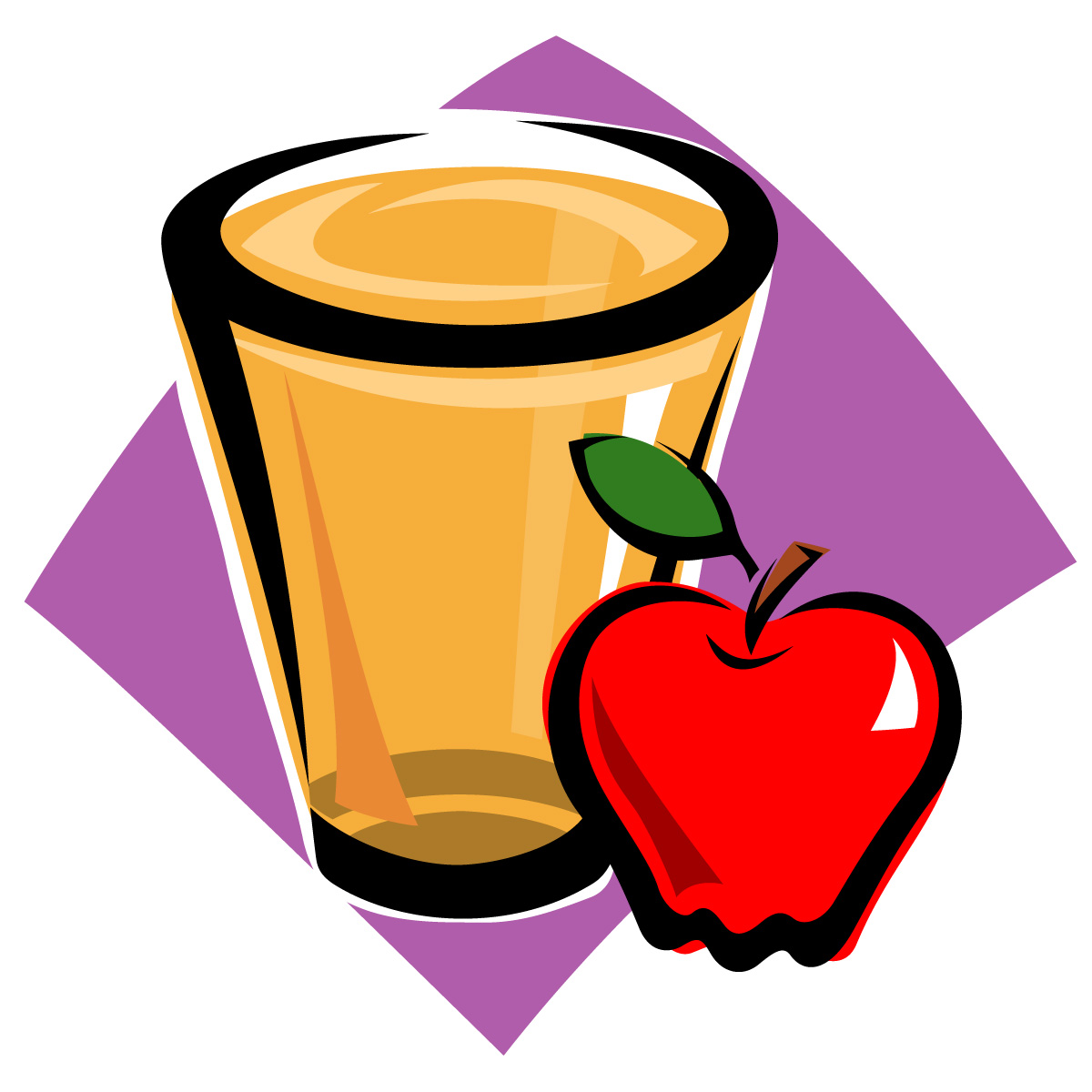 1200x1200 Clip Art Apple Juice Clip Art