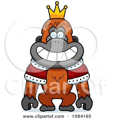450x470 Royalty Free (Rf) Clipart Of Orangutan Monkeys, Illustrations