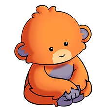 220x220 Orangutan Fluffs Animals Orangutan, Clip Art