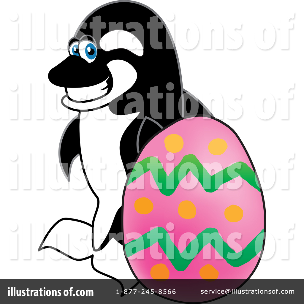 1024x1024 Orca Mascot Clipart