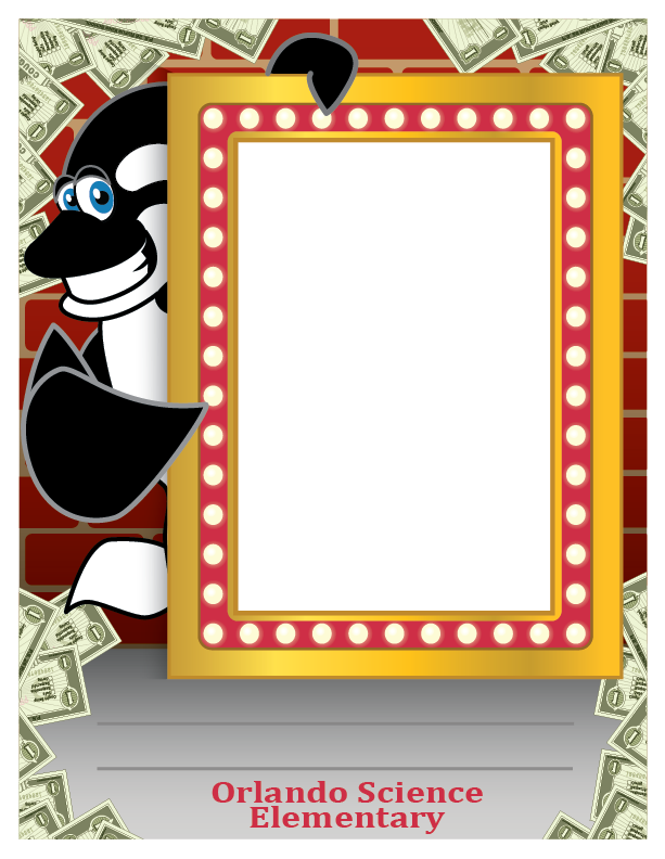 613x792 Orca Whale Mascot