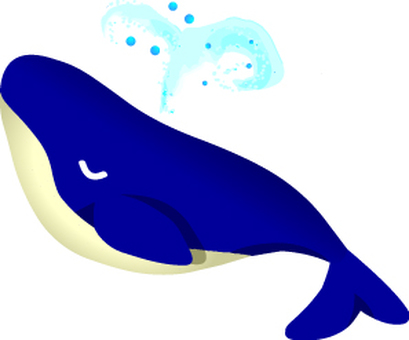 409x340 Free Cliparts A Whale, Whale, Cute, Tiny