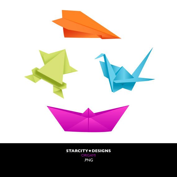 570x570 Origami Clip Art Clipart Vector Art Graphics By Starcitydesigns