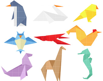 340x270 Origami Clip Art Etsy