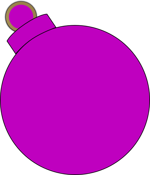 510x595 Pink Ornament Clip Art