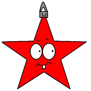 360x360 Stars Clipart Christmas Ornament