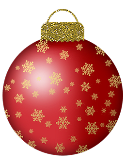 260x340 Christmas Red Snowflake Ornament Clip Art Clip Art