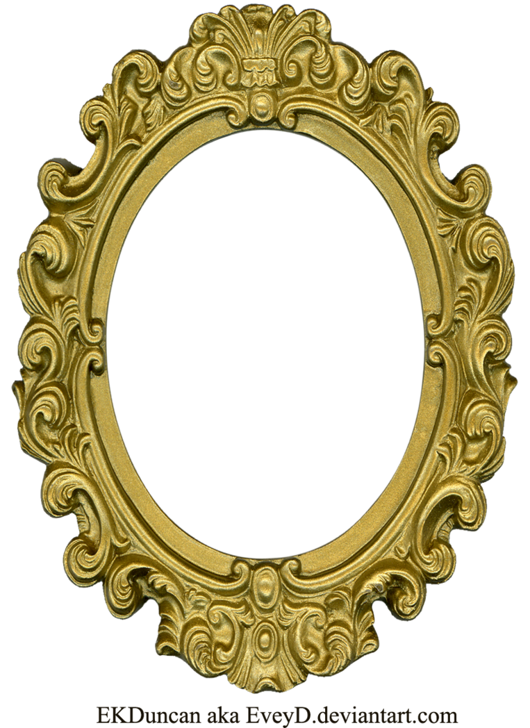 763x1048 Ornate Gold Frame