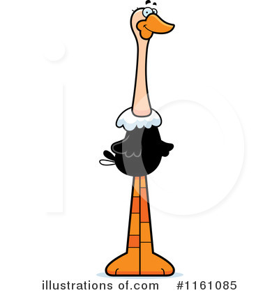 400x420 Ostrich Clipart