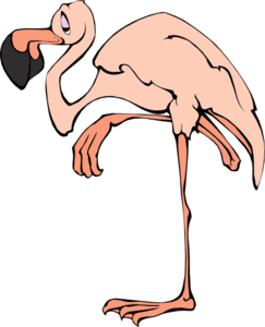 243x300 Cartoon Flamingo Png, Svg Clip Art For Web