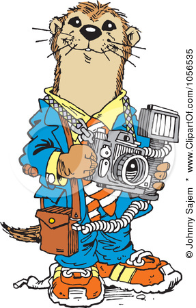 287x450 Otter Clip Art Black And White Clipart Panda