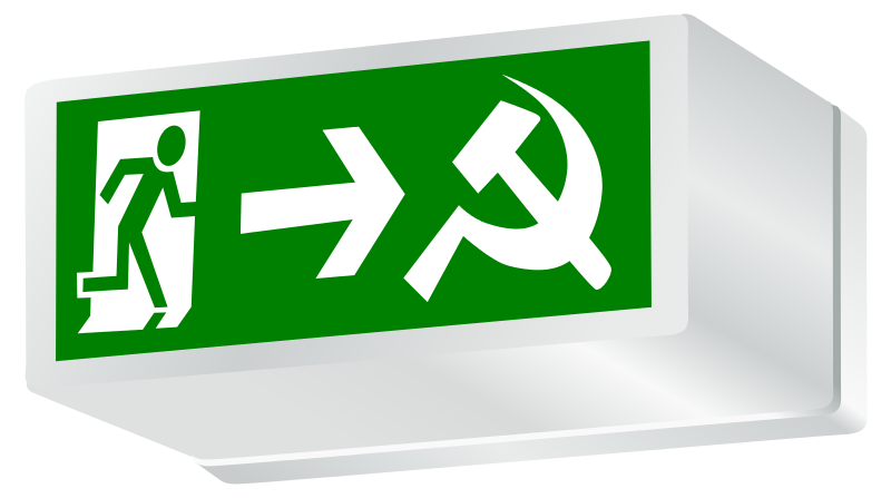 800x447 Free Clipart Exit Capitalism! Socialism Or Barbarism (Socialisme