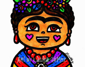 340x270 Clip Art Frida Kahlo Mexican Art Digital Download Frida