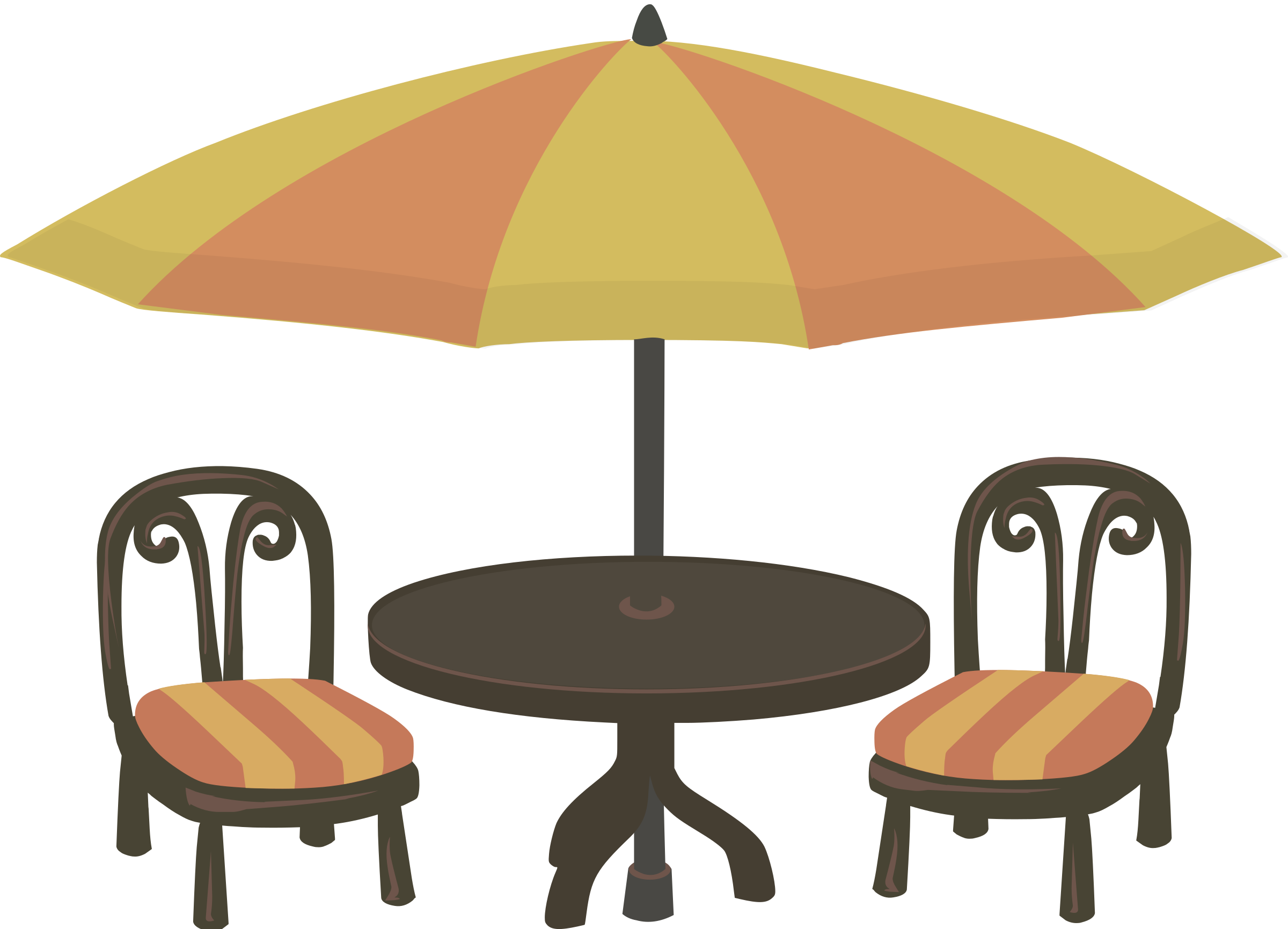 2400x1731 Outdoor Table And Chairs Png, Patio Table And Chairs Clip Art