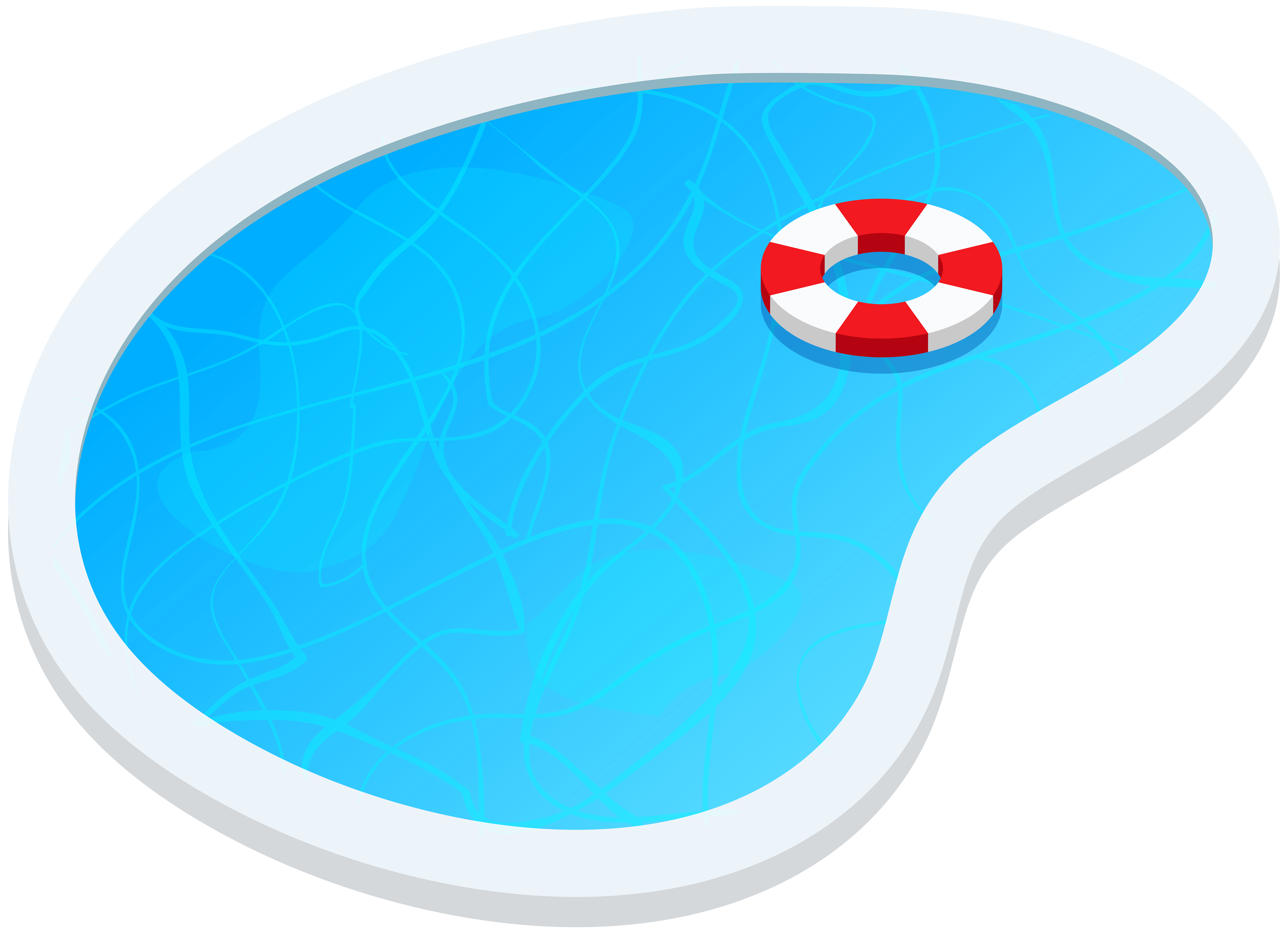 8000x5792 Swimming Pool Oval Png Clip Art