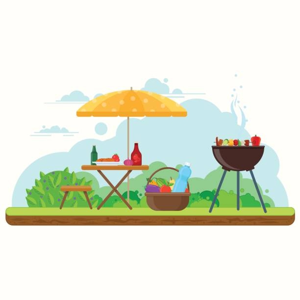 612x612 Table Decoration Clipart Royalty Free Outdoor Table Clip Art