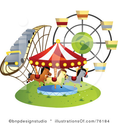 400x420 The Amusement Park Clipart