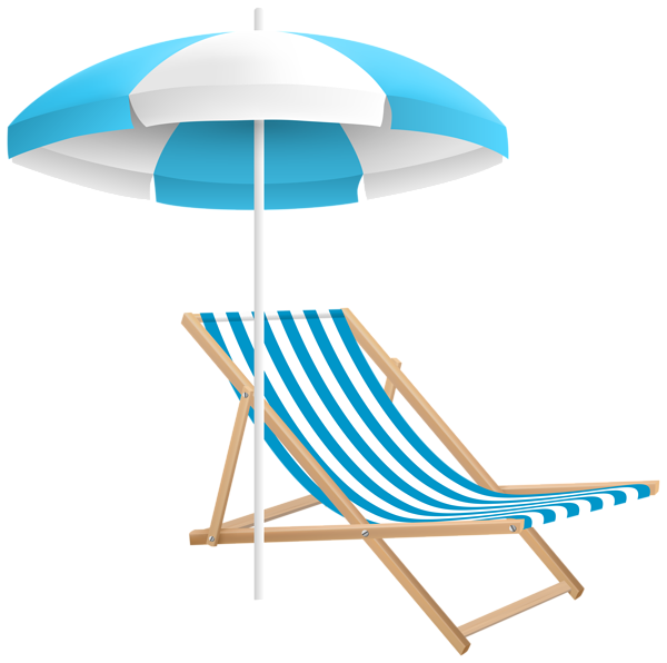 600x596 Beach Chair And Umbrella Png Clip Art Transparent Image
