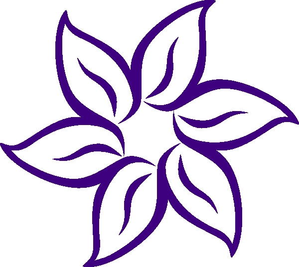 600x536 Free Lily Flower Clipart Cartoon Flowers Clip Art Purple Flower