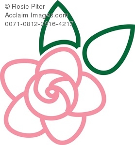 278x300 Rose Clip Art Outline Clipart Panda