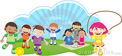 400x184 Kids Playing Outside Clipart Hd Letters