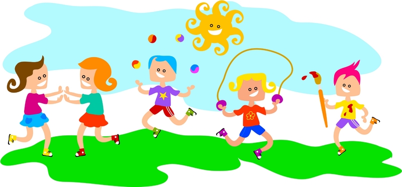 800x373 Playing Outside Clipart