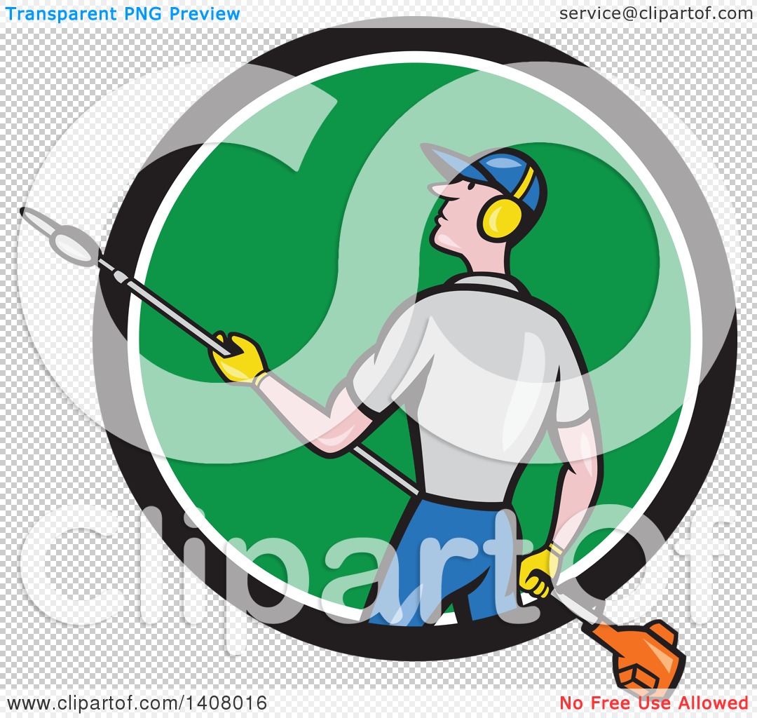 1080x1024 Clipart Of A Retro Cartoon White Male Gardener Holding A Hedge