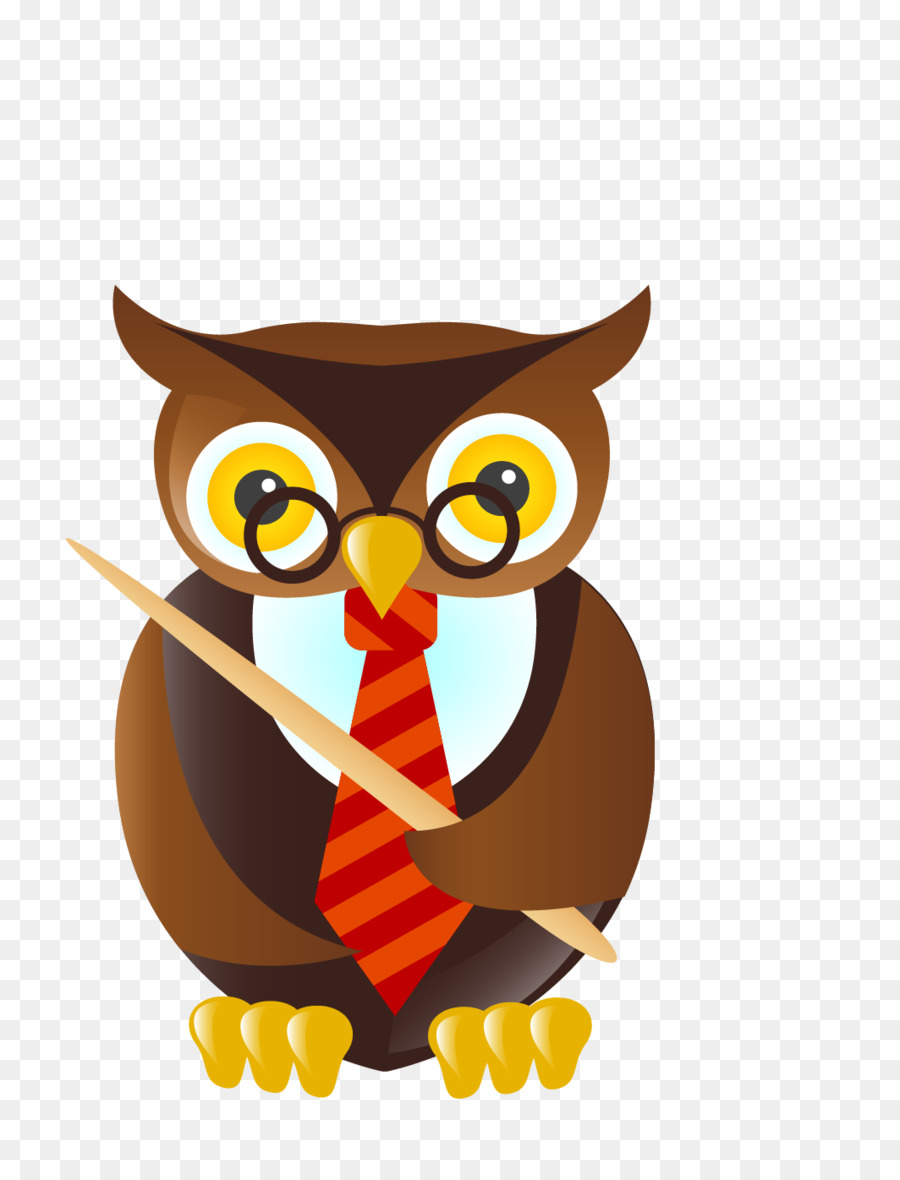 900x1180 Owl Student Teacher Cartoon Clip Art