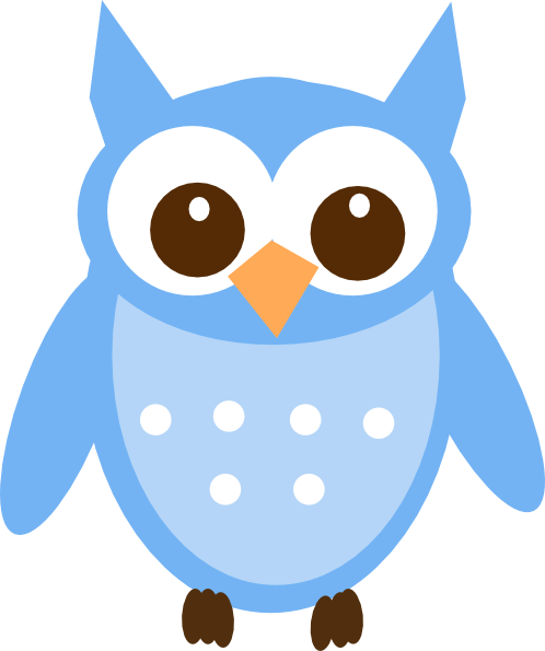 498x595 Blue Owl Clip Art Ba Blue Owl Clip Art