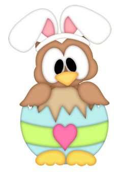 236x336 Easter Owl Clip Art Owl Clipart Bunny 3