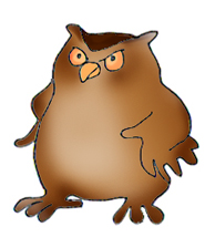 185x224 Owl Clip Art