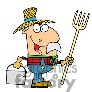 300x300 Ox Clipart Farmer Man