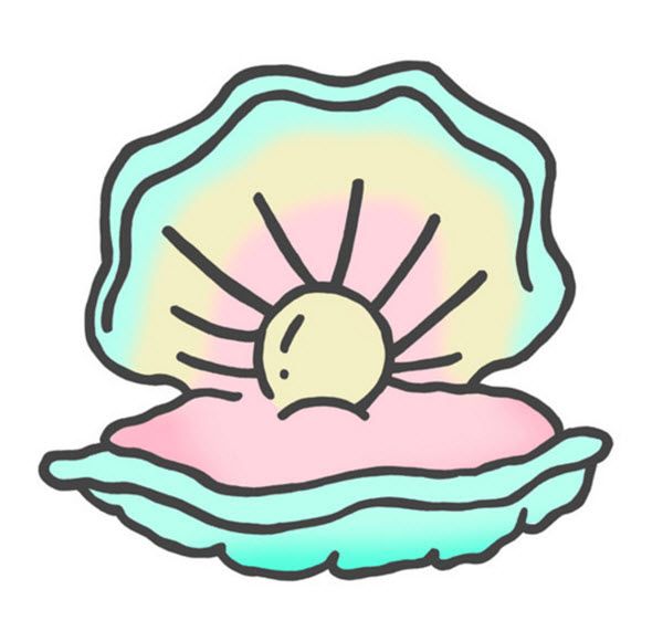 600x581 Pearl, A Pearl In An Oyster Shell By Tattoonie Premium Temporary